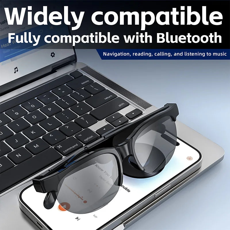 Glasses Sports Driving Bluetooth Sunglasses Wireless Bluetooth Headset Ear Hook Earbuds Wireless Headphones