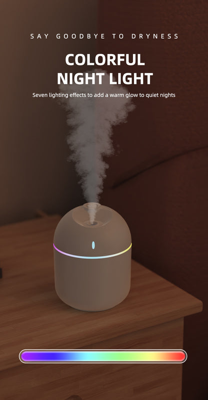Air Humidifier Cool Mist Aroma Diffuser with LED Night Light -270ML