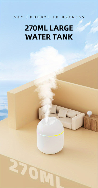 Air Humidifier Cool Mist Aroma Diffuser with LED Night Light -270ML