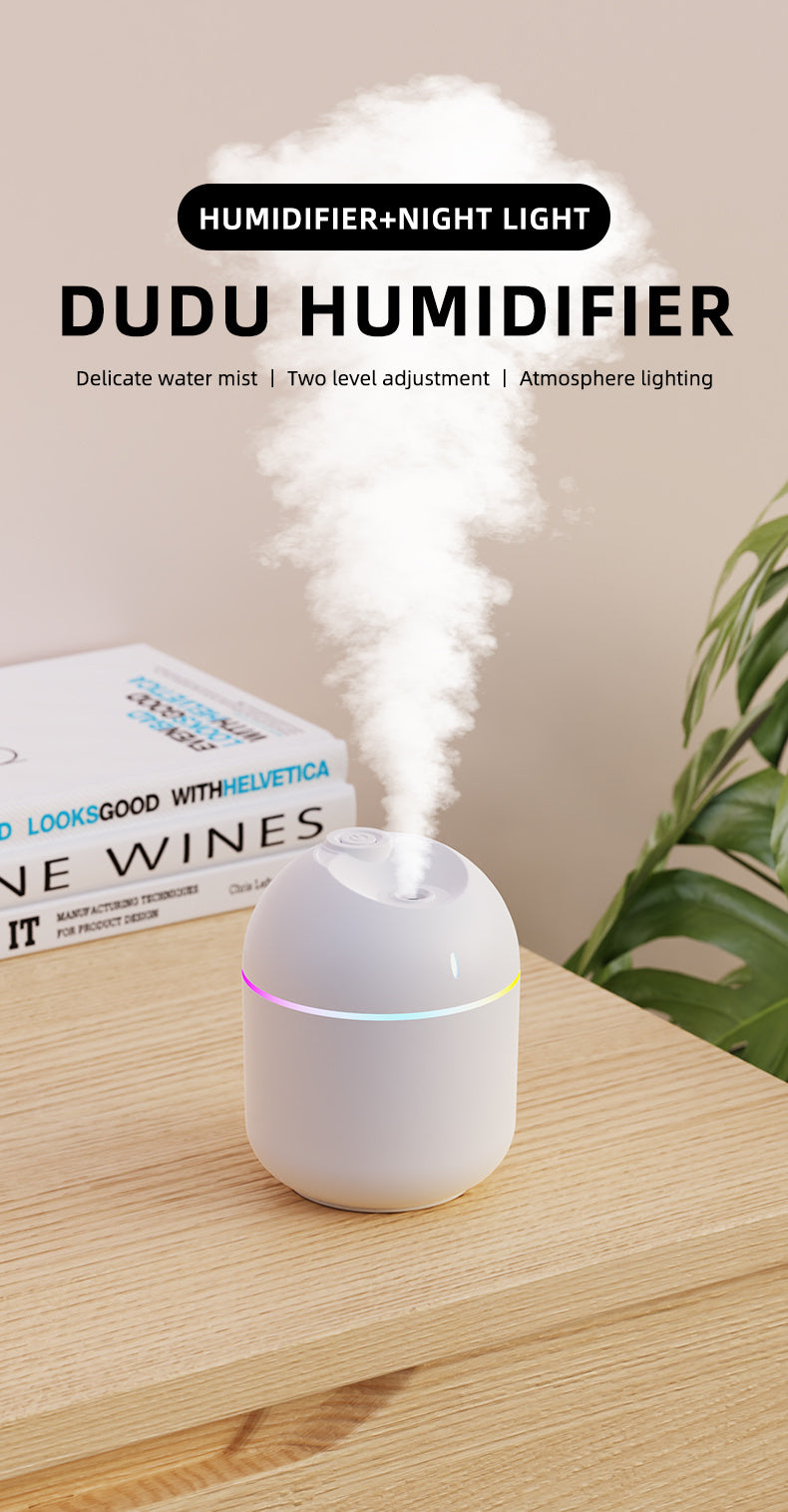 Air Humidifier Cool Mist Aroma Diffuser with LED Night Light -270ML
