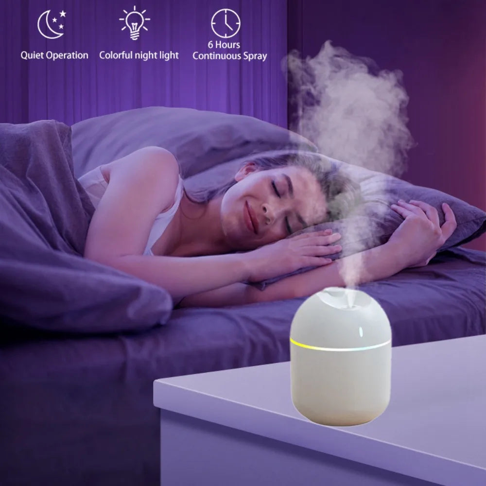 Air Humidifier Cool Mist Aroma Diffuser with LED Night Light -270ML