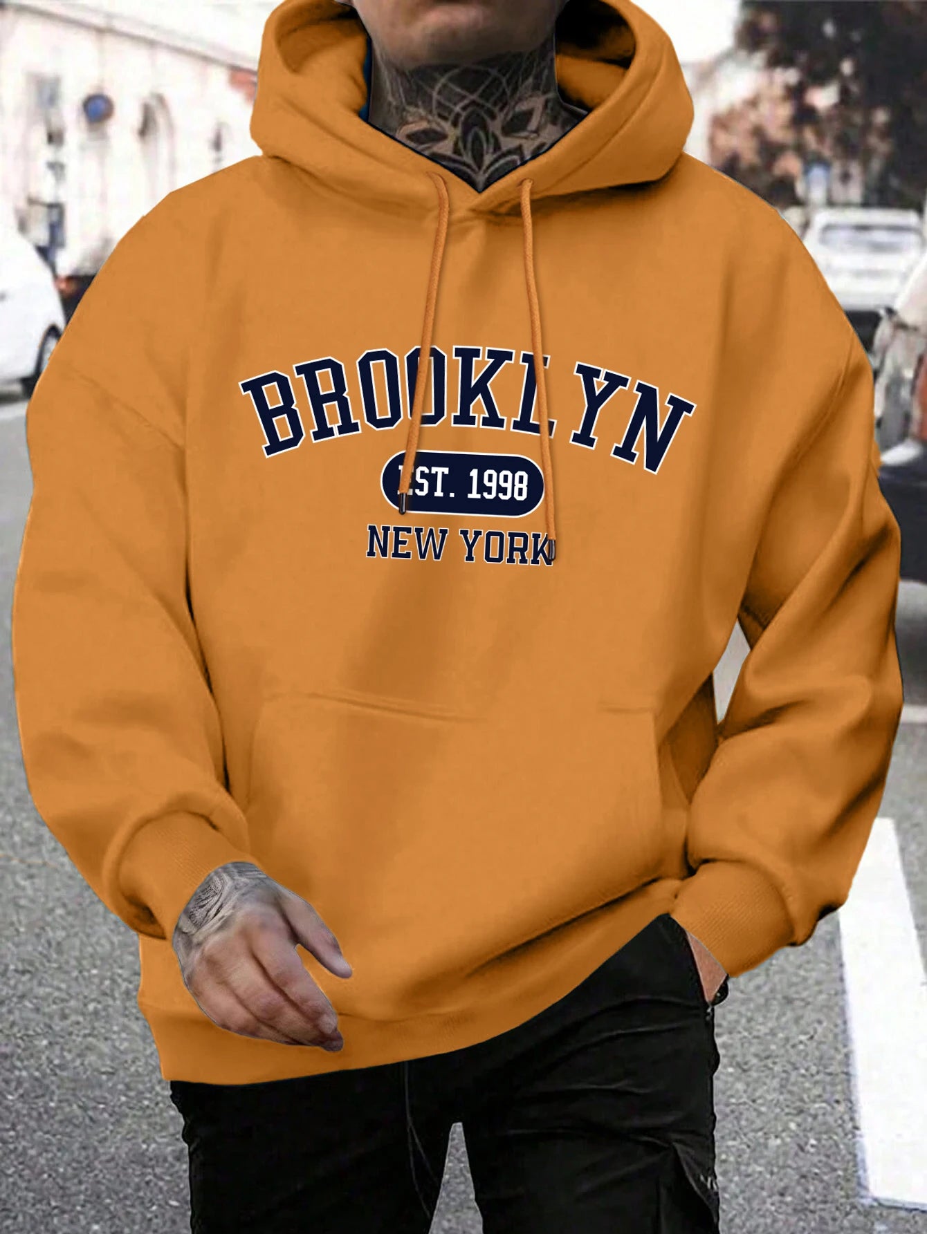 Brooklyn Printed Men Hoodie