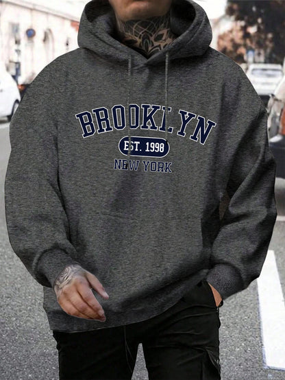 Brooklyn Printed Men Hoodie