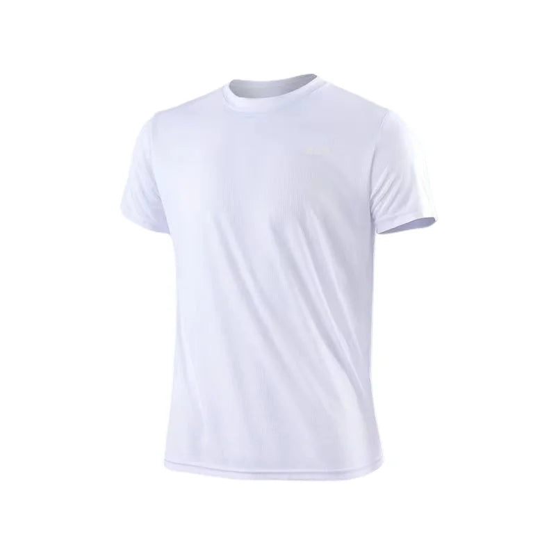 Lightweight Gym and Exercising Men's Quick Dry Short Sleeve Round Neck Sport T-Shirt