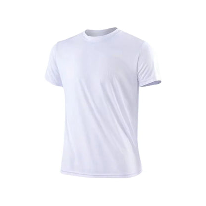 Lightweight Gym and Exercising Men's Quick Dry Short Sleeve Round Neck Sport T-Shirt