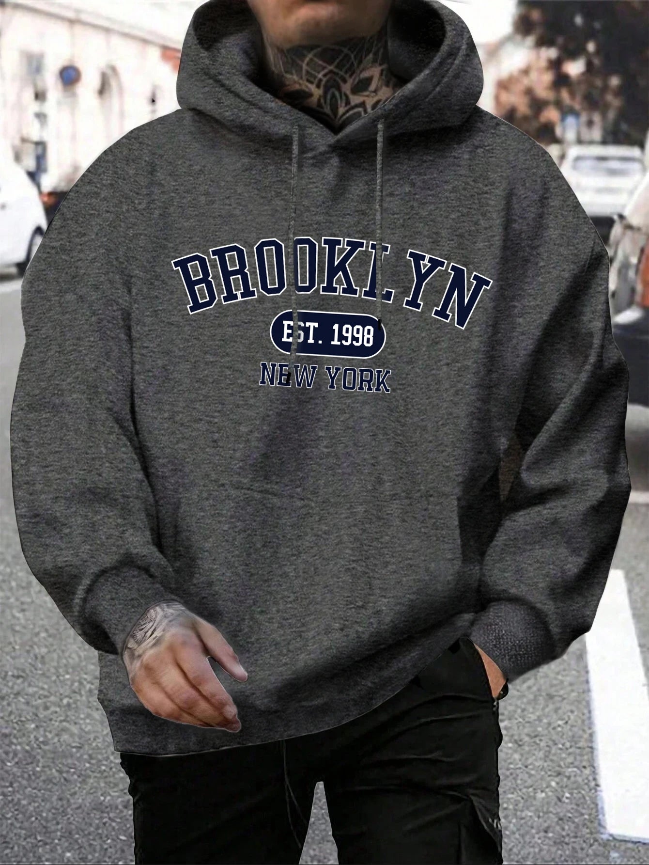 Brooklyn Printed Men Hoodie