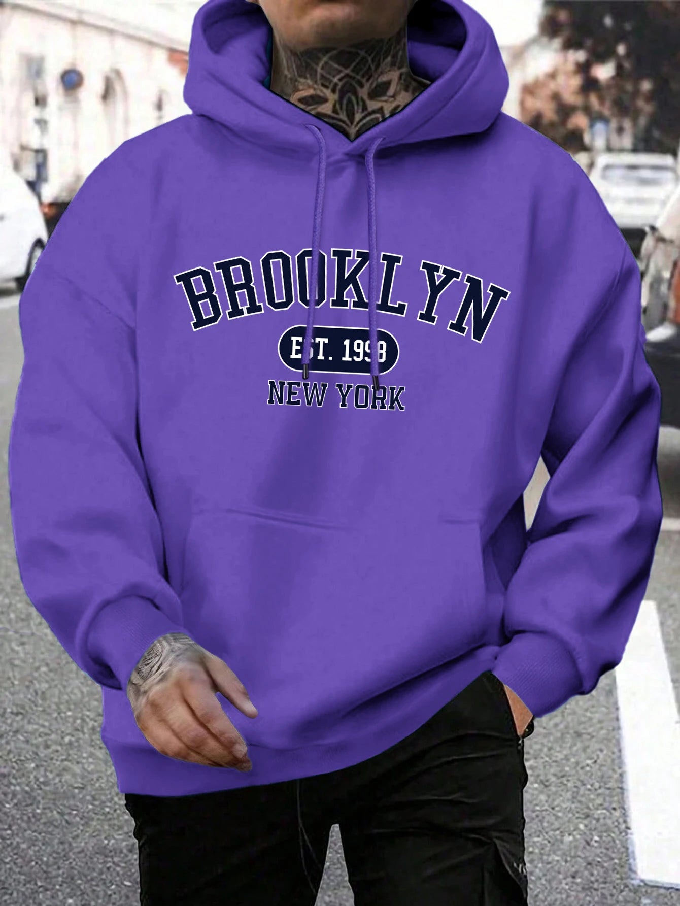 Brooklyn Printed Men Hoodie