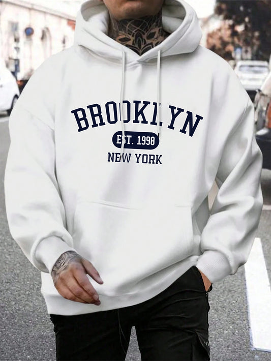 Brooklyn Printed Men Hoodie