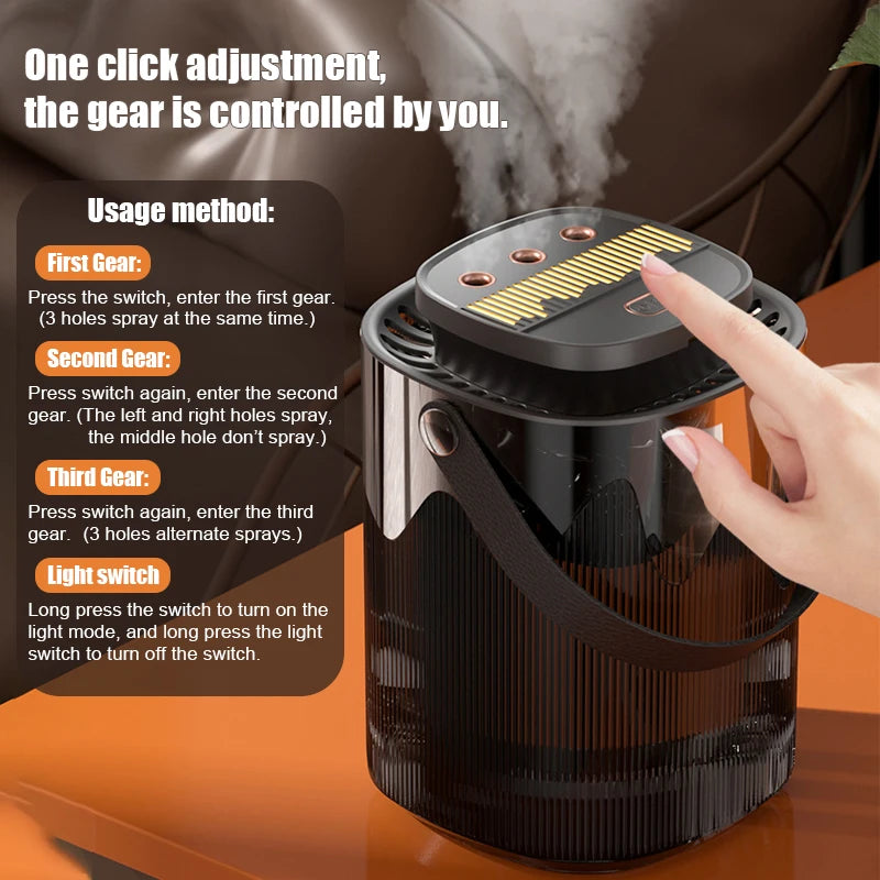 Air Humidifier 3L Large Capacity Air Atomizer