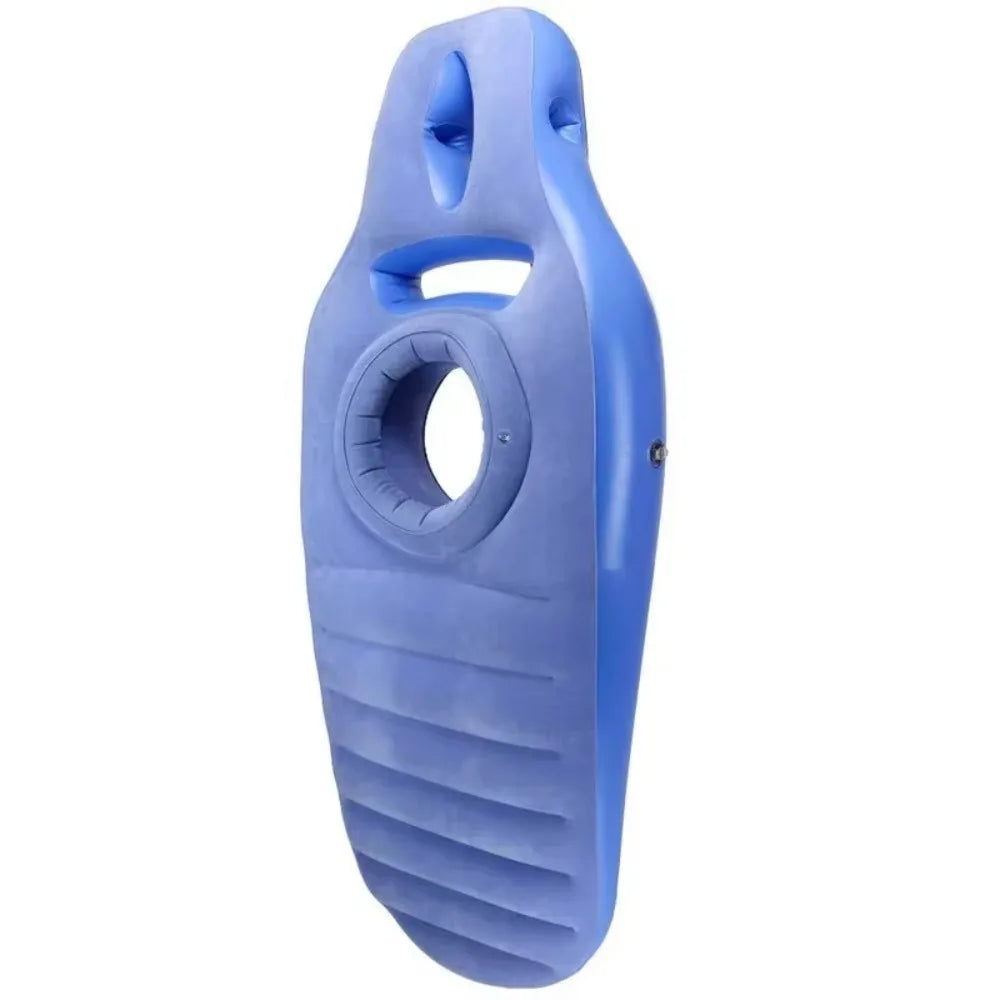 Inflatable Maternity Bed With Holes Foldable Adjustable Firmness Maternity Sleeping Mat Includes Air Pump