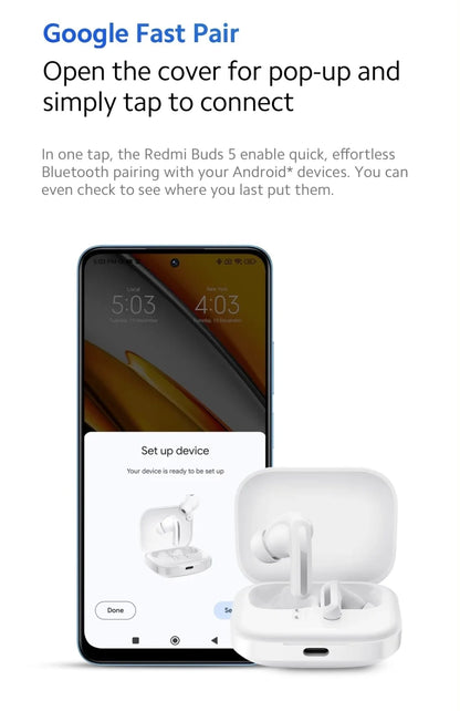 Original Xiaomi Redmi Buds 5 Earphone
