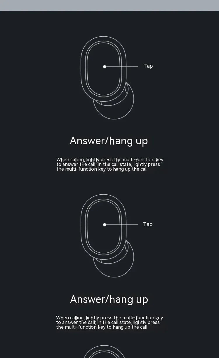 Original Xiaomi Redmi Airdots 2 Earbuds True Wireless Earphone Noise Reduction Headset With Mic Fone Bluetooth TWS Headphones