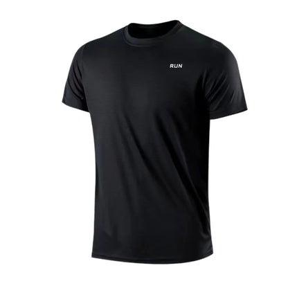 Lightweight Gym and Exercising Men's Quick Dry Short Sleeve Round Neck Sport T-Shirt