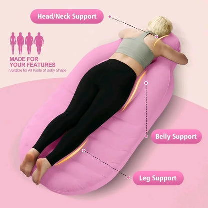 Inflatable Maternity Bed With Holes Foldable Adjustable Firmness Maternity Sleeping Mat Includes Air Pump