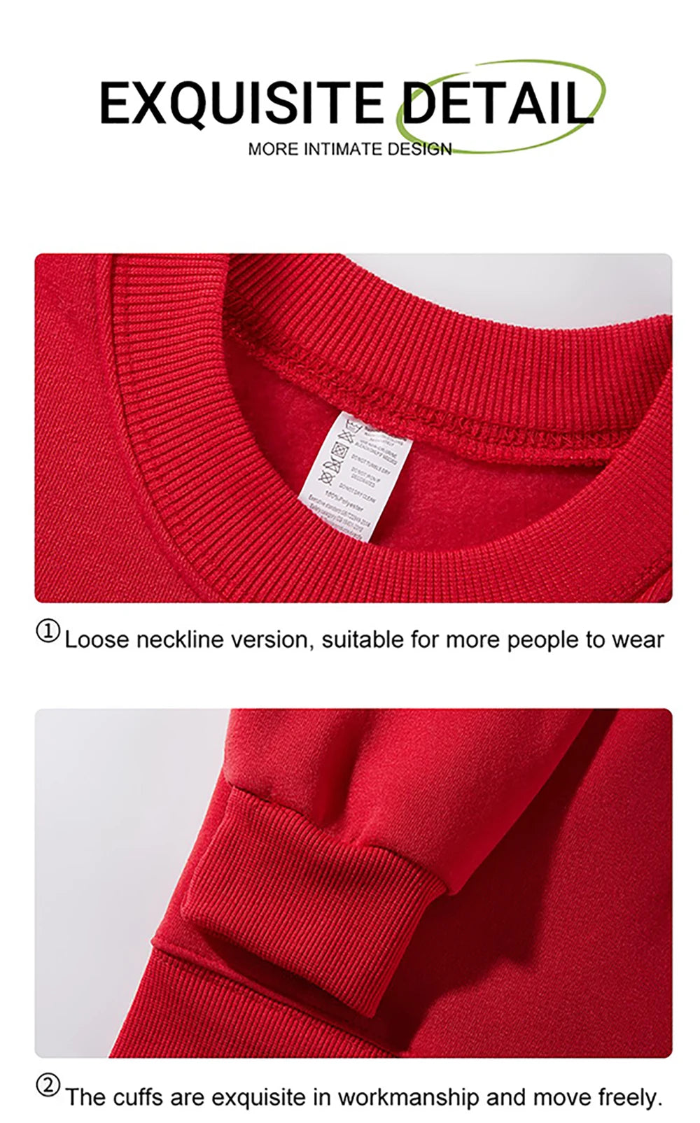 Heart Pattern Female Sweatshirt