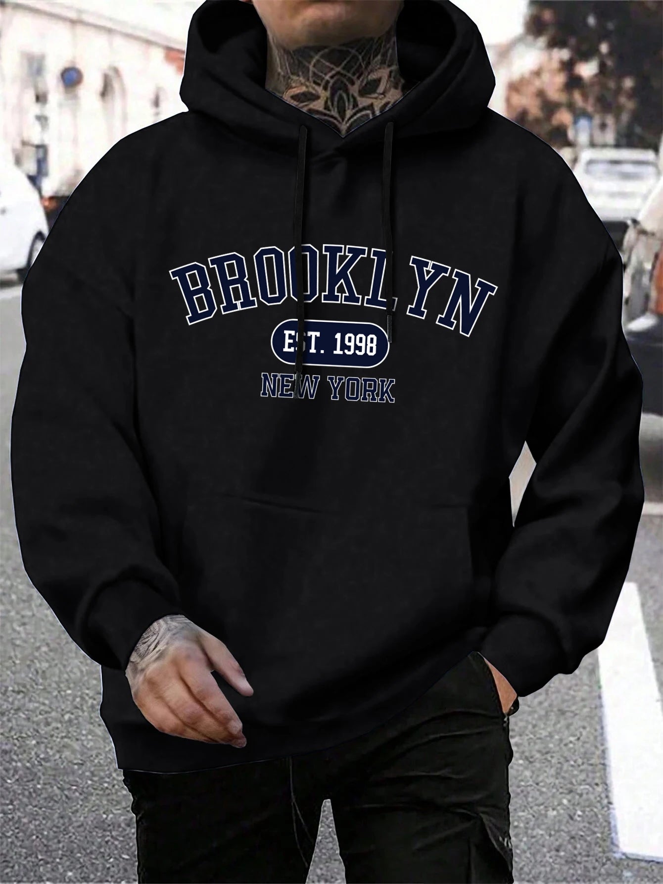 Brooklyn Printed Men Hoodie