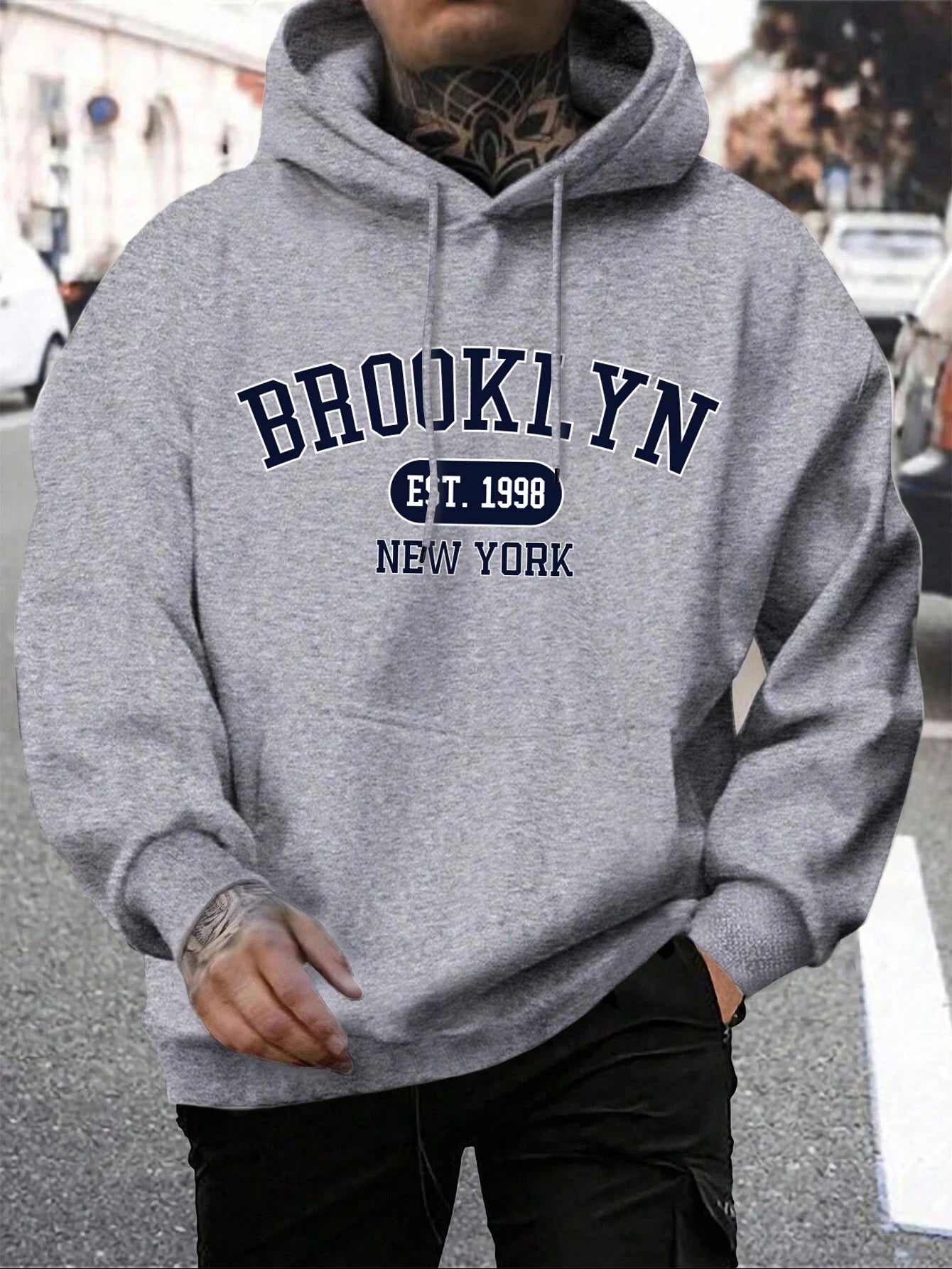 Brooklyn Printed Men Hoodie