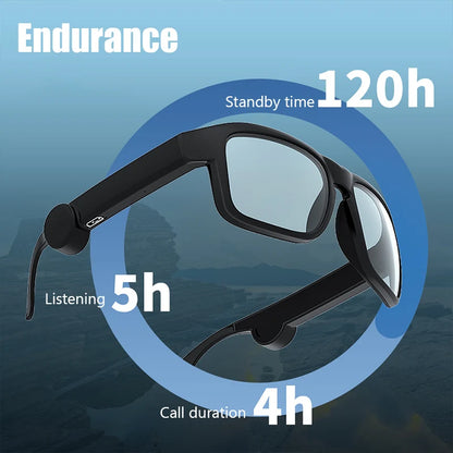Glasses Sports Driving Bluetooth Sunglasses Wireless Bluetooth Headset Ear Hook Earbuds Wireless Headphones
