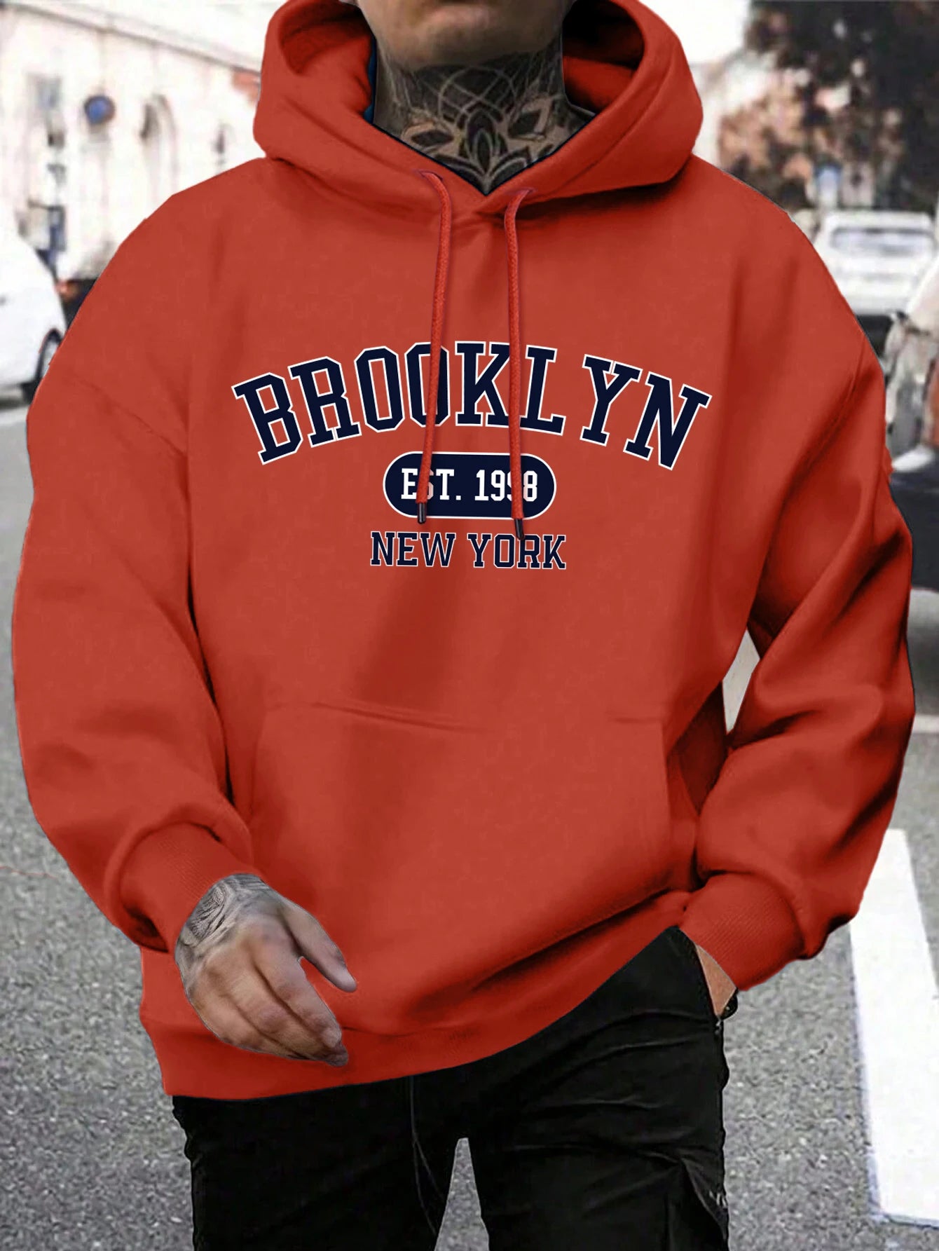 Brooklyn Printed Men Hoodie
