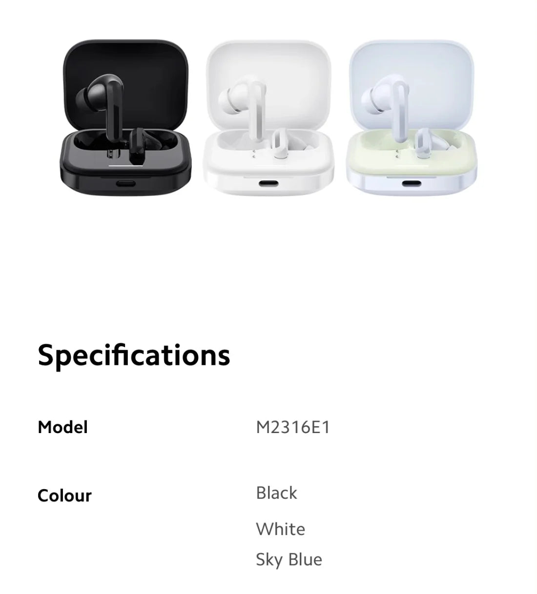 Original Xiaomi Redmi Buds 5 Earphone