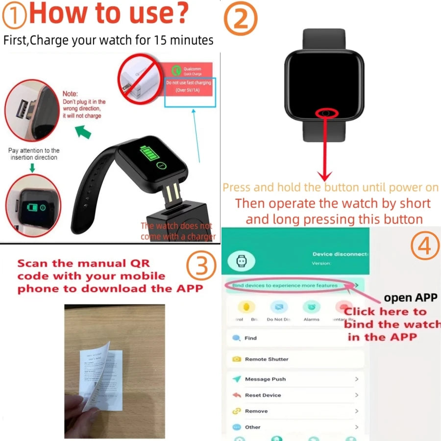 Smart Health Monitor Watch
