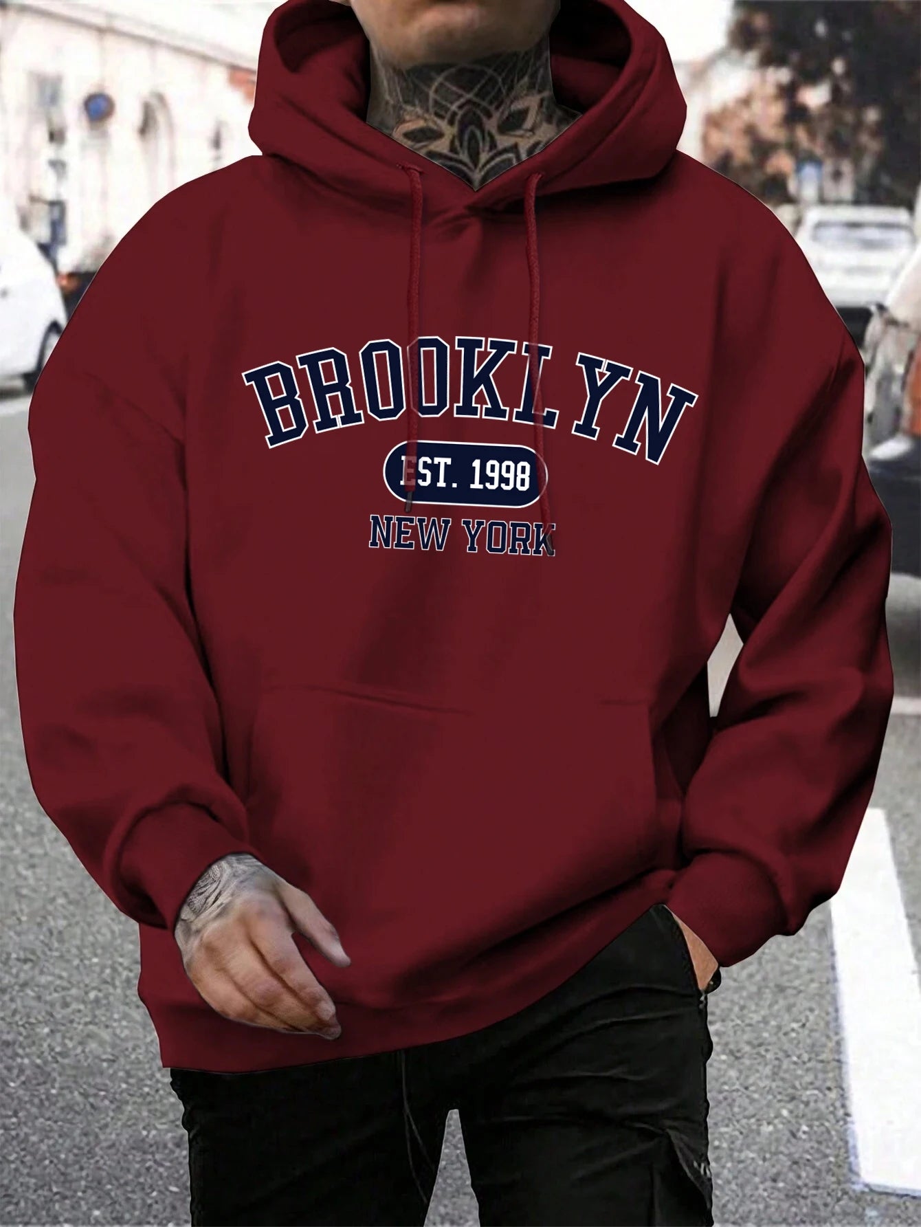 Brooklyn Printed Men Hoodie