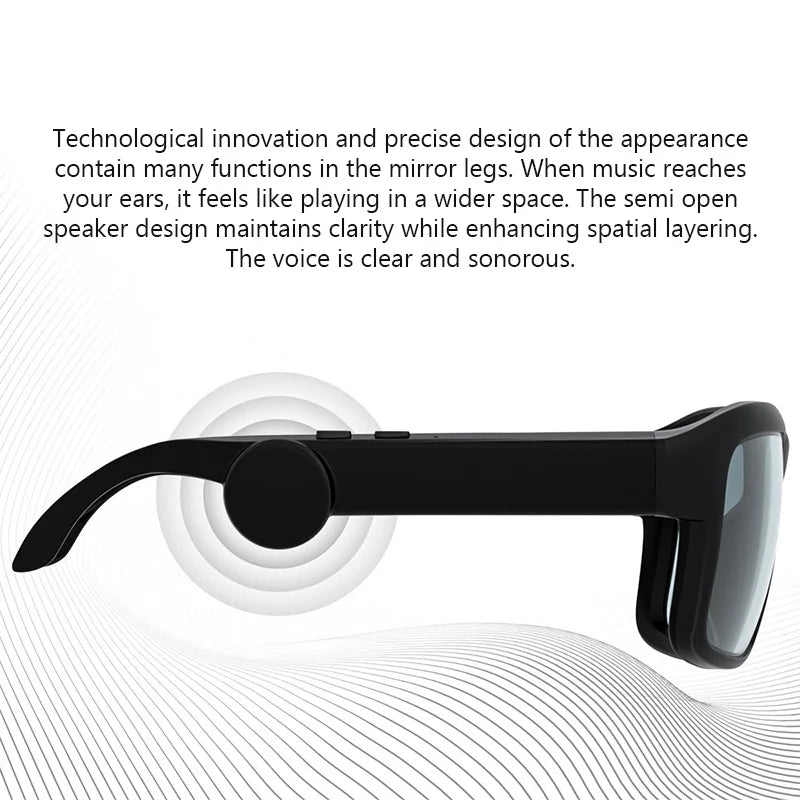 Glasses Sports Driving Bluetooth Sunglasses Wireless Bluetooth Headset Ear Hook Earbuds Wireless Headphones