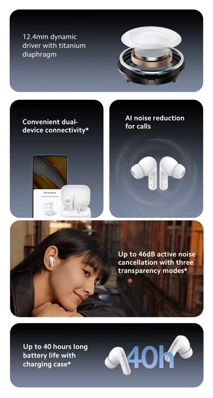 Original Xiaomi Redmi Buds 5 Earphone