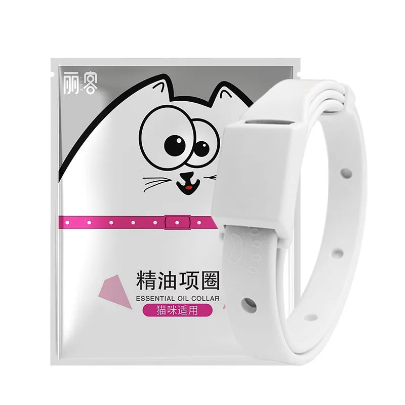 Pet essential oil collar, washable, cat collar with adjustable buckle, dog collar, pet accessory, sturdy and durable, cat collar