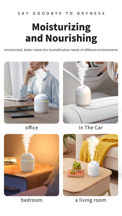 Air Humidifier Cool Mist Aroma Diffuser with LED Night Light -270ML